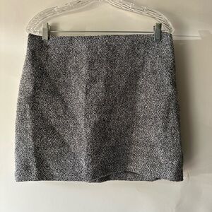 H&M Monochrome Textured Skirt